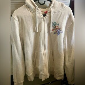 Disney Cream Fleece-Lined Hoodie